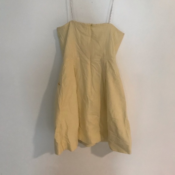 Lilly Pulitzer Yellow Seersucker Blossom Dress 00 - Picture 3 of 4